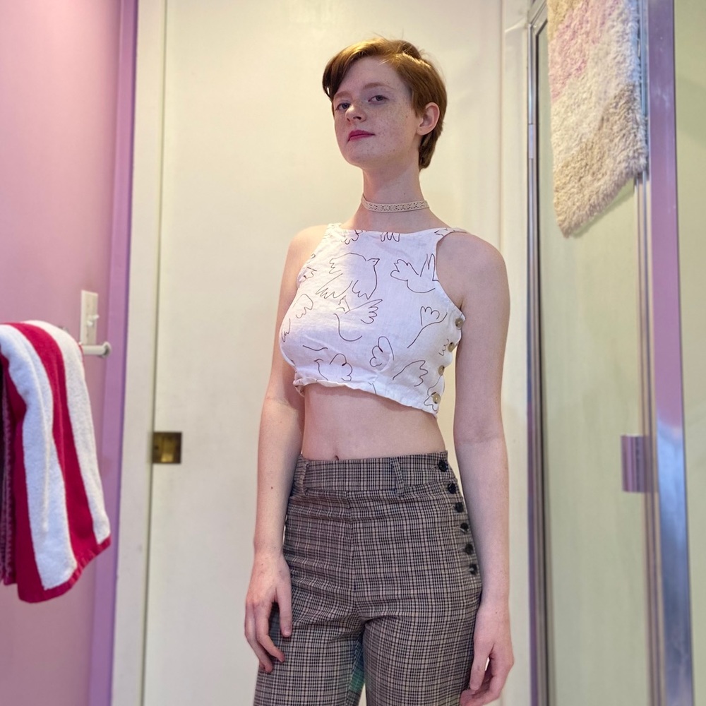 Side Party plaid pants